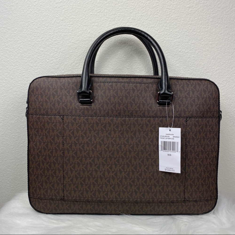 MICHAEL KORS HARRISON FRONT ZIP BRIEFCASE - Picture 3 of 8